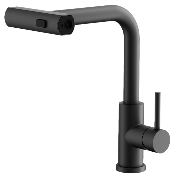 Смеситель для кухни BELZ выдвижной черный (B74811-7) B74811-7