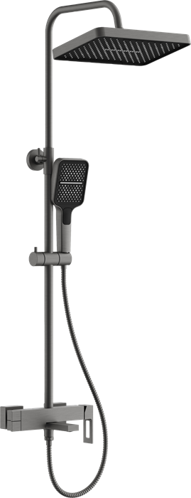 Душевая система BELZ оружейная сталь (B24658-3) B24658-3