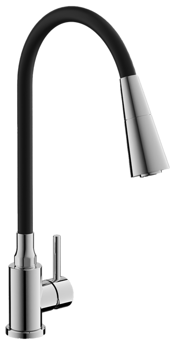 Смеситель для кухни BELZ гибкий хром (B74809) B74809