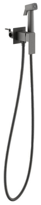 Смеситель BELZ с гигиенической лейкой оружейная сталь (B55805-3) B55805-3