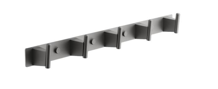 Планка с 5-ю крючками BELZ оружейная сталь (B91215-5) B91215-5