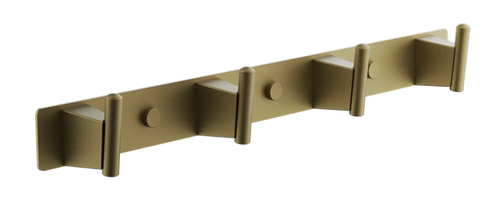 Планка с 4-мя крючками BELZ брашированное золото (B91315-4) B91315-4
