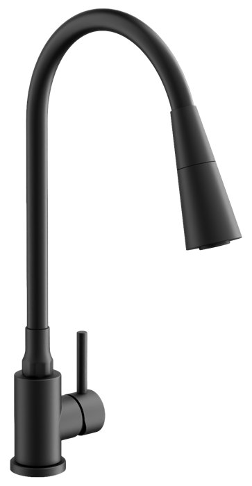 Смеситель для кухни BELZ гибкий черный (B74810-7) B74810-7