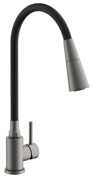 Смеситель для кухни BELZ гибкий оружейная сталь (B74810-3) B74810-3