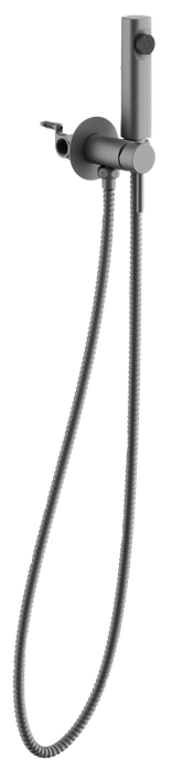 Смеситель BELZ с гигиенической лейкой оружейная сталь (B55804-3) B55804-3