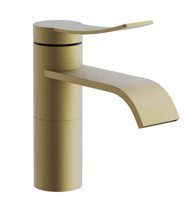 Смеситель для раковины BELZ брашированное золото (B10812-5) B10812-5