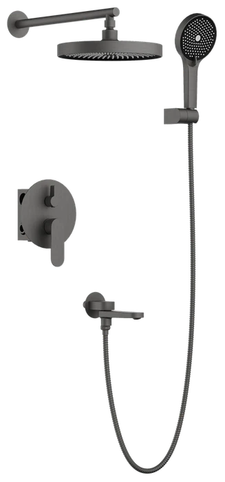Душевая система BELZ встроенная оружейная сталь (B80713-3) B80713-3