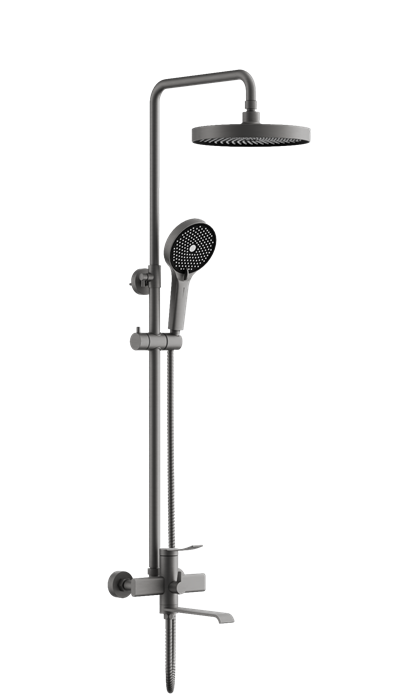 Душевая система BELZ оружейная сталь (B24812-3) B24812-3