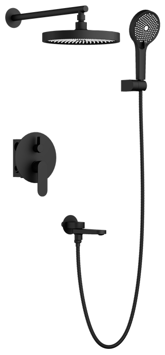 Душевая система BELZ встроенная черный (B80713-7) B80713-7 - фото 208363
