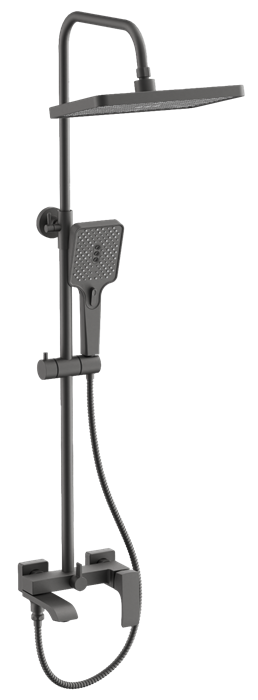 Душевая система BELZ оружейная сталь (B24507-3) B24507-3