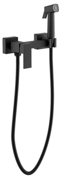 Смеситель BELZ с гигиенической лейкой черный (B55806-7) B55806-7 - фото 208397