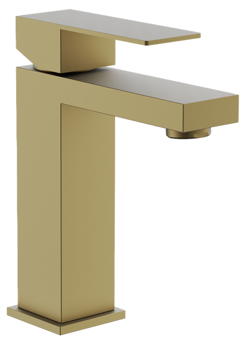 Смеситель для раковины BELZ цвет: брашированное золото (PVD-покрытие) (B10817-5) B10817-5
