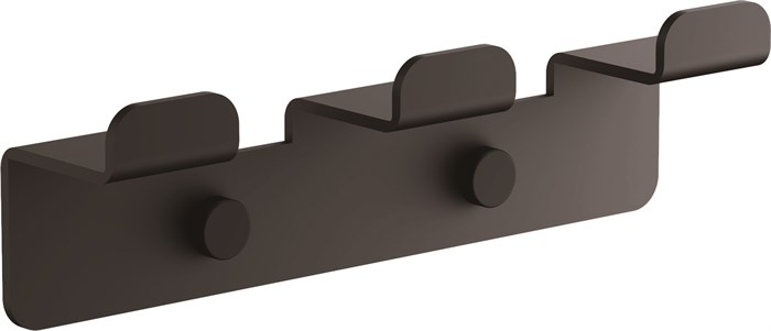 Планка с 3-мя крючками BELZ цвет: черный (B9003-7) B9003-7