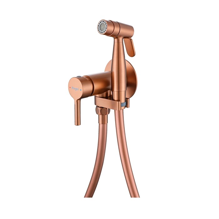 Смеситель Raglo с гигиеническим душем встраиваемый, матовая медь (R20.54.33) R20.54.33