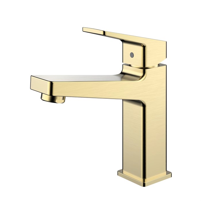 Смеситель Raglo для раковины монолитный, сатин золотой (R30.10.03) R30.10.03 - фото 209202
