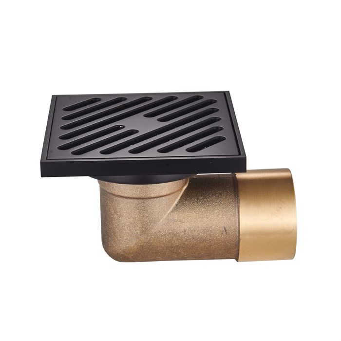 Душевой трап Raglo 100х100мм, нержавеющая сталь, черный (R606.10.06) R606.10.06