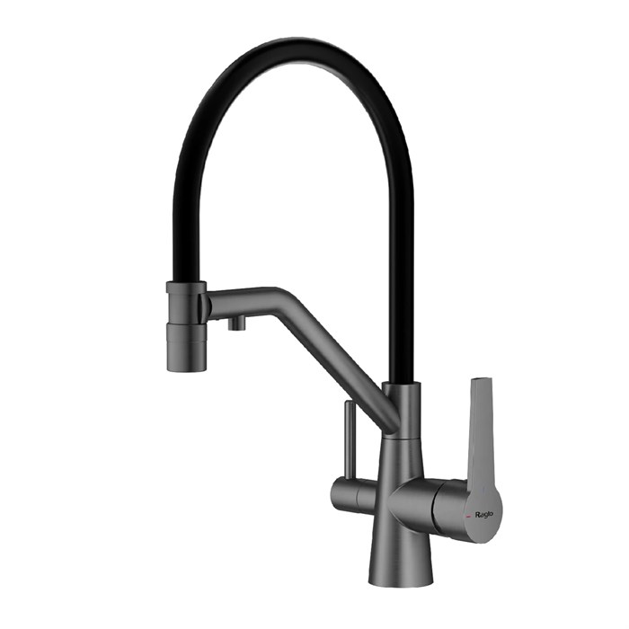 Смеситель Raglo для кухни со съемным гибким изливом, с магнитным фиксатором излива, с подключением фильтра питьевой воды (R80.62.09) R80.62.09