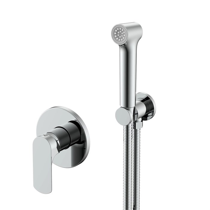 Смеситель Raglo с гигиеническим душем встраиваемый, хром (R03.53) R03.53