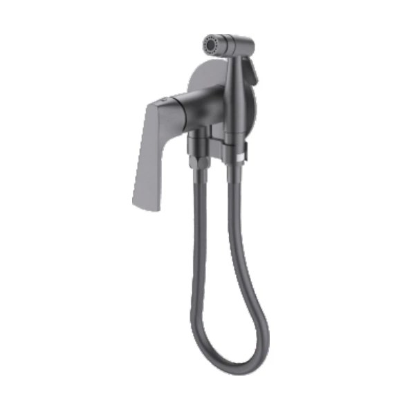 Смеситель Raglo с гигиеническим душем встраиваемый, графит (R07.52.09) R07.52.09