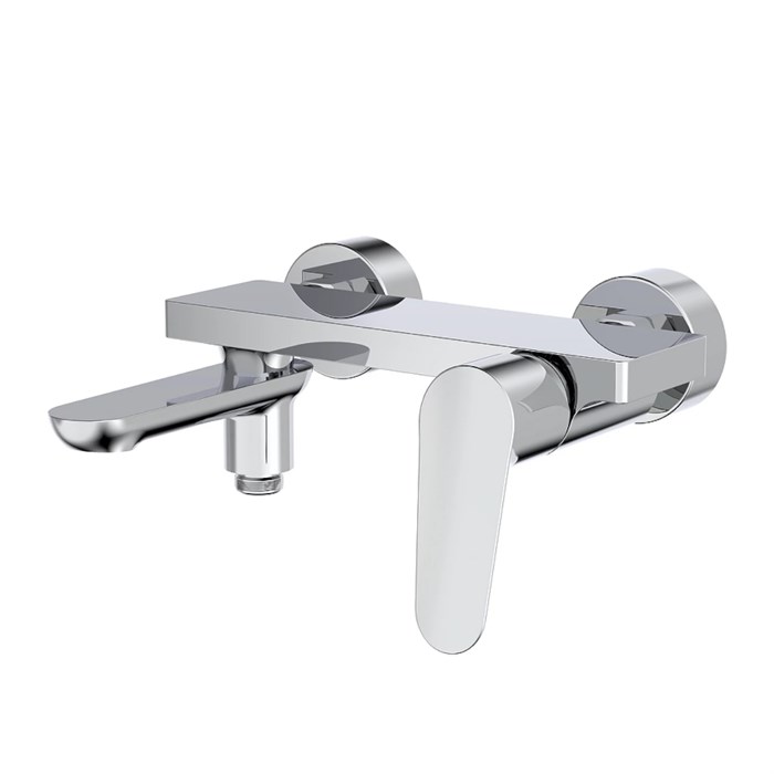 Смеситель Raglo для ванны и душа настенный излив поворотный 15 см, хром (R31.30) R31.30