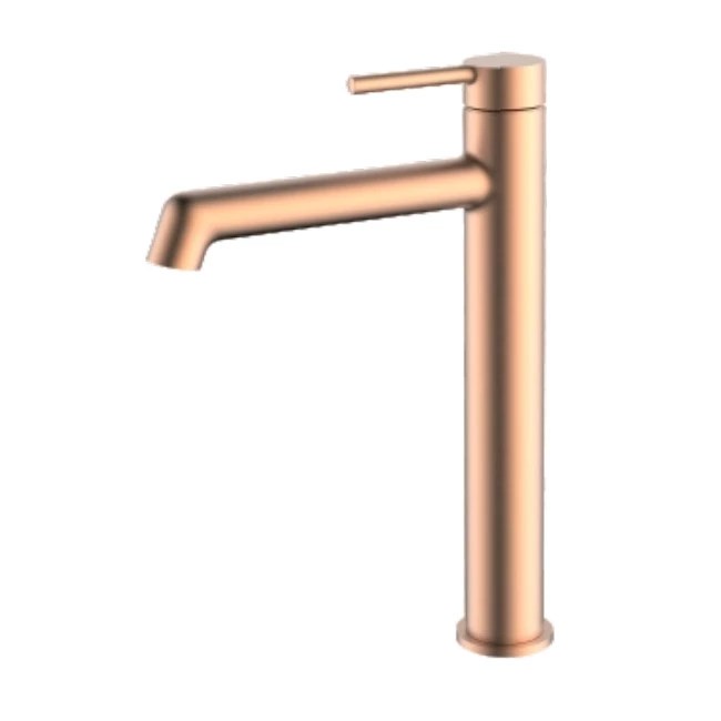 Смеситель Raglo для раковины высокий монолитный, матовая медь (R20.15.33) R20.15.33 - фото 209675