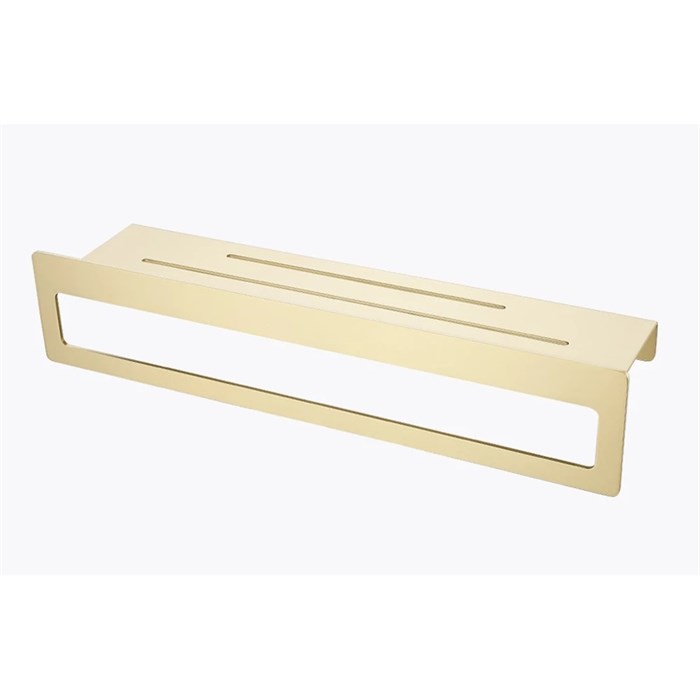 Полка RAGLO для ванной комнаты с держателем полотенец 400*103*82мм (R340.04.03) R340.04.03