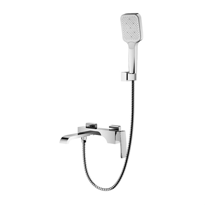 Смеситель Raglo для ванны и душа настенный излив поворотный 15 см, хром (R02.30) R02.30