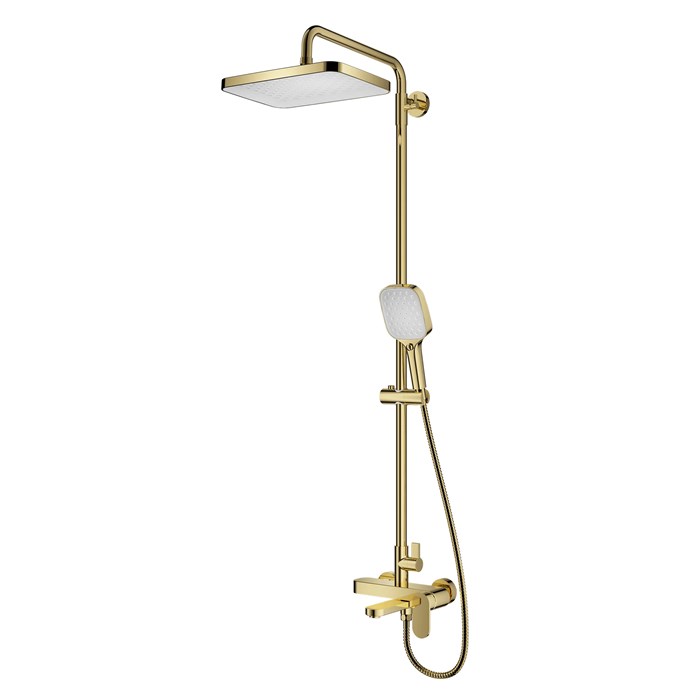 Душевая система Raglo для ванны и душа излив поворотный 15 см, золото (R50.24.23) R50.24.23