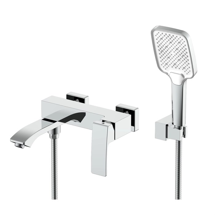 Смеситель Raglo для ванны и душа настенный излив поворотный 15 см, хром (R01.30) R01.30