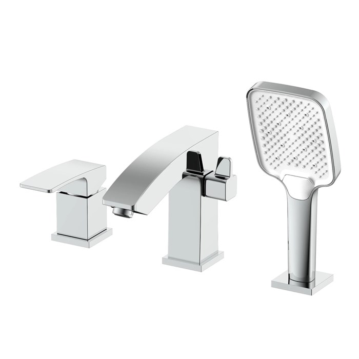 Смеситель Raglo на борт ванны врезной монолитный, хром (R01.31) R01.31 - фото 210614