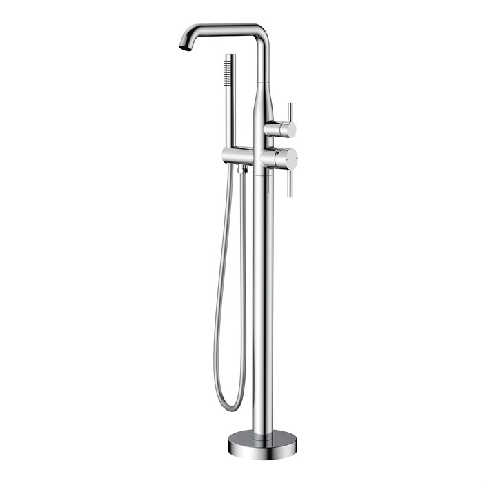 Смеситель Raglo для ванны напольный монолитный, хром (R20.33) R20.33