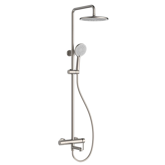 Душевая система Raglo для ванны и душа  излив поворотный 15 см, сатин (R20.24.05) R20.24.05