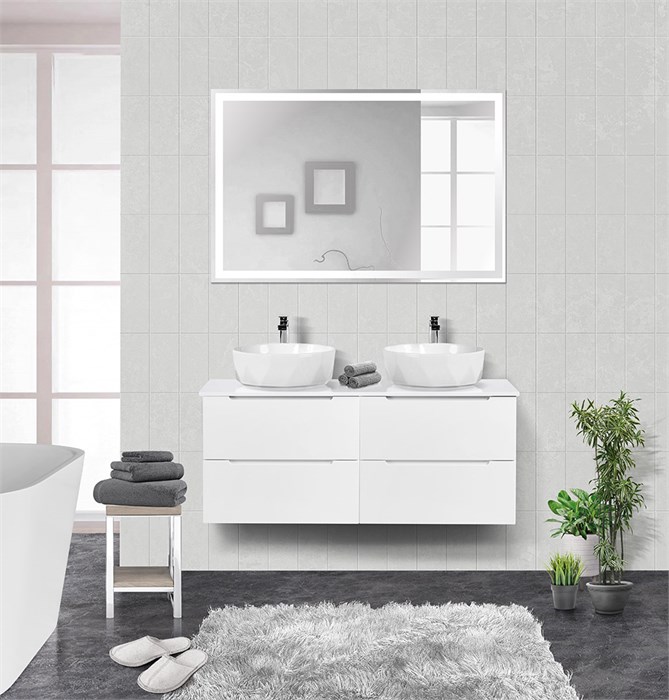 Тумбы со столешницей подвесная BelBagno ETNA 120 Bianco Lucido 200338 - фото 210937