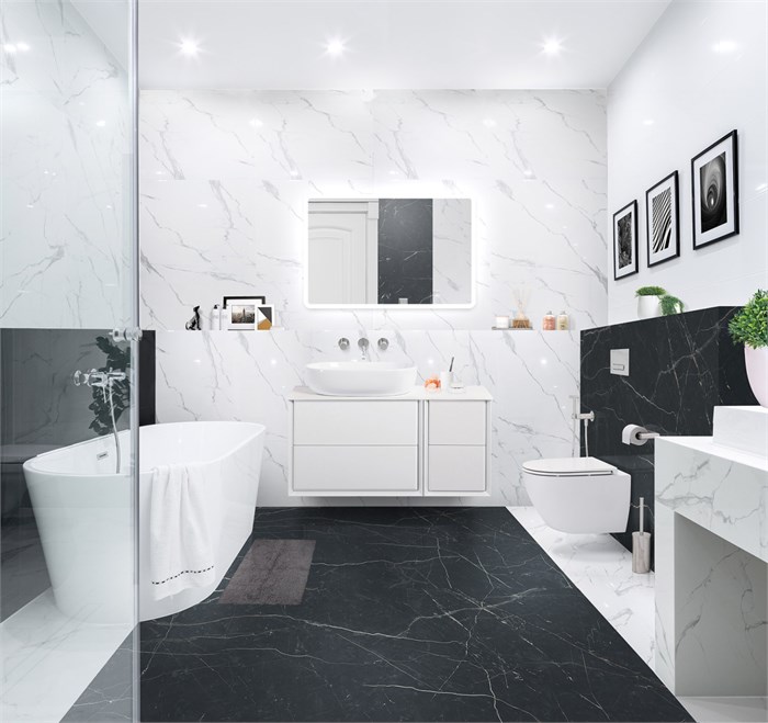 Тумба со столешницей подвесная CEZARES BELLAGIO 106 Bianco Opaco 190505 - фото 211021