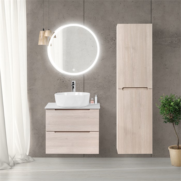 Тумба со столешницей подвесная BelBagno ETNA 70 Rovere Grigio 195256