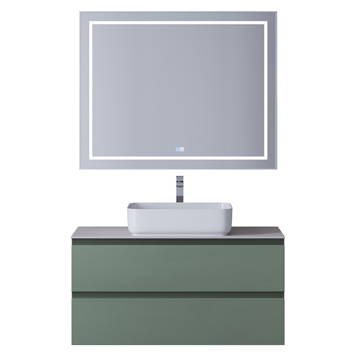 Тумба со столешницей подвесная BelBagno KRAFT 100 Еловый Матовый, столешница KEP-100-BO 204857