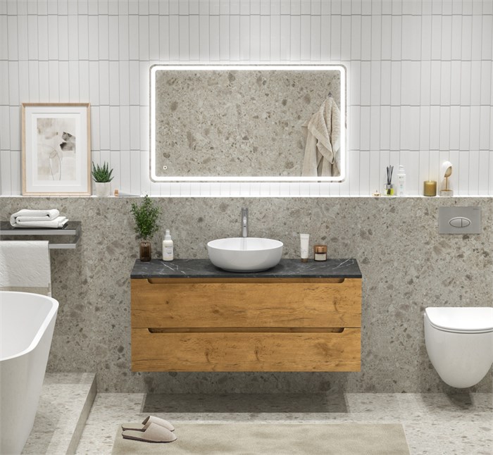 Тумба со столешницей подвесная BelBagno ETNA 120 Rovere Nature 202733