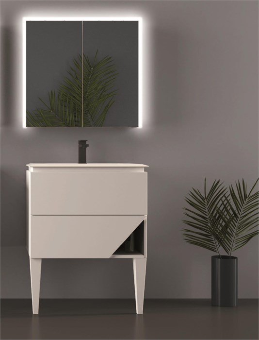 Тумба с раковиной подвесная CEZARES Collection 1973 70 Bianco Opaco 200945