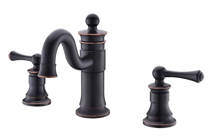 Смеситель для раковины Timo Adelia (6021/04F black antique) 6021/04F