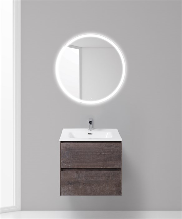 Тумба с раковиной подвесная BelBagno PIETRA 60 Stone, раковина белая 194067