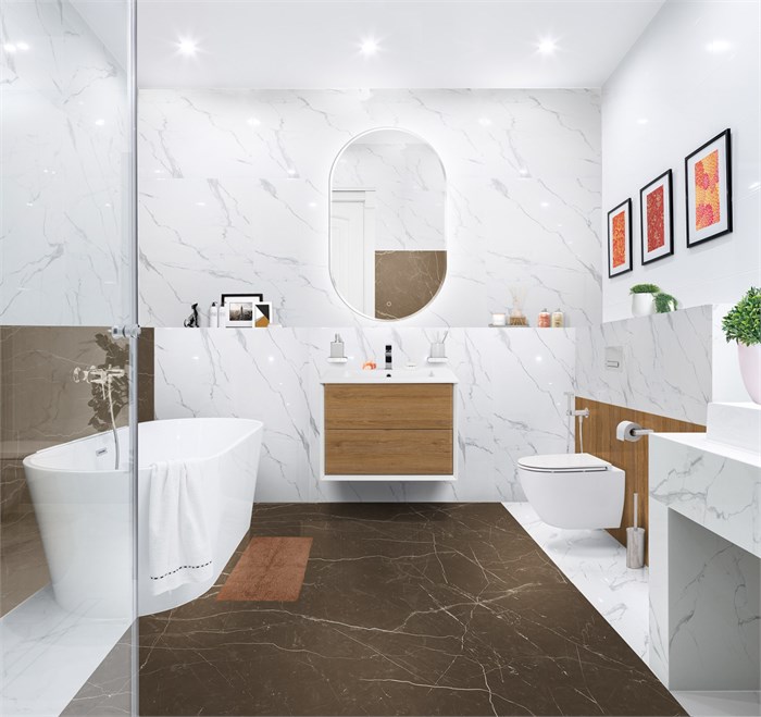 Тумба с раковиной подвесная CEZARES BELLAGIO 70 Rovere Tabacco 190504