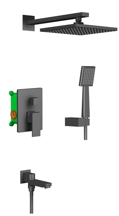 Душевая система встроенная Timo Selene SX-3069/03SM черный SX-3069/03SM