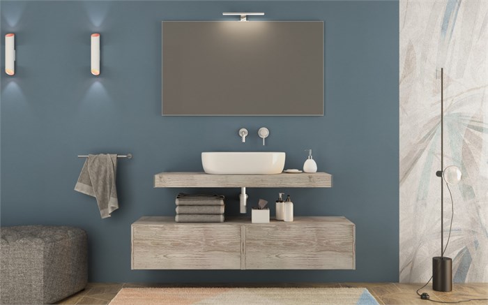 Подвесной шкафчик с выдвижным ящиком  CEZARES TAVOLONE 41787 Pino sbiancato 201516