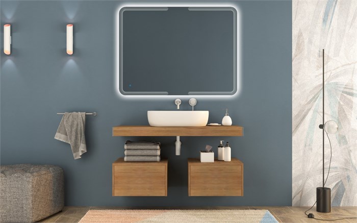 Подвесной шкафчик с выдвижным ящиком  CEZARES TAVOLONE 41788 Rovere tabacco 201508