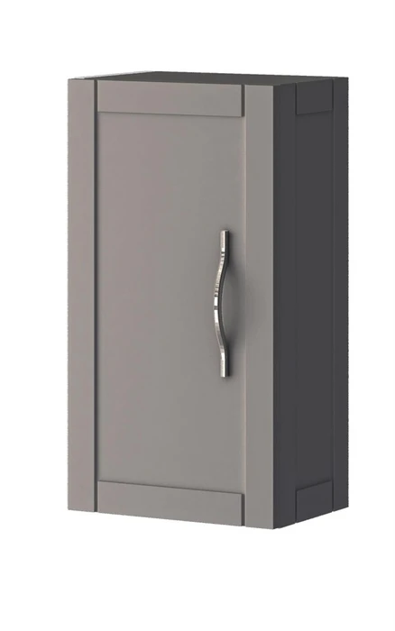 Шкафчик подвесной с одной распашной дверцей, реверсивный CEZARES TIFFANY 55245 Grigio Nuvola 190391