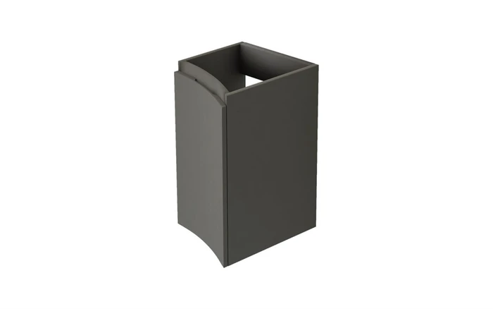 Шкафчик подвесной с одной распашной створкой, левый VAGUE CEZARES 54907 Grigio talpa opaco 189894