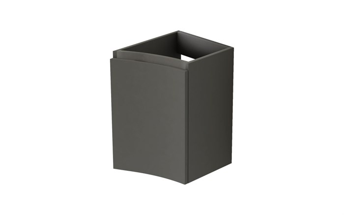 Шкафчик подвесной с одной распашной створкой, правый VAGUE CEZARES 54906 Grigio talpa opaco 189893