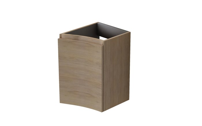 Шкафчик подвесной с одной распашной створкой, правый VAGUE CEZARES 54835 Rovere tabacco 189862