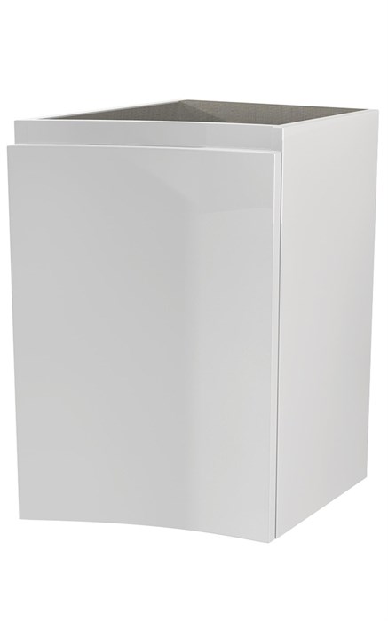 Шкафчик подвесной с одной распашной створкой, правый VAGUE CEZARES 44222 Bianco lucido 189836