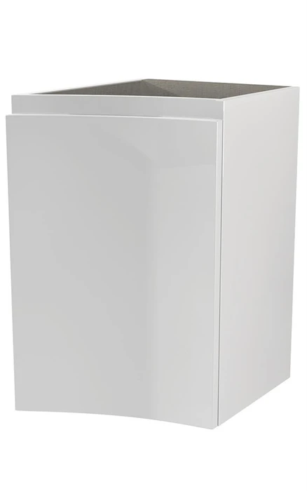 Шкафчик подвесной с одной распашной створкой, правый VAGUE CEZARES 44222 Bianco lucido 189836